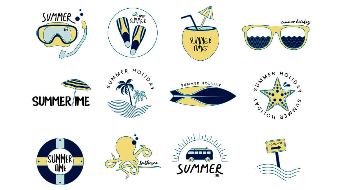 Free Summer Vector Icons